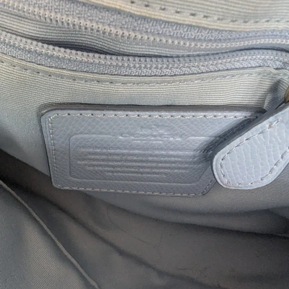 Coach Light Blue Satchel - Picture 7 of 7